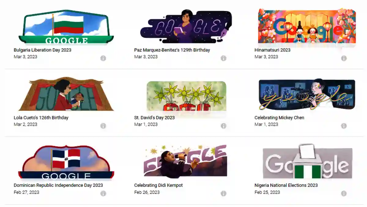Google Doodle Games